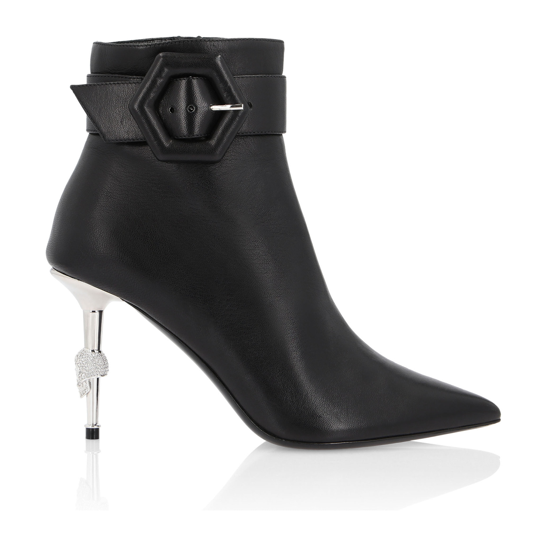 PHILIPP PLEIN Bootie High Heels Hexagon
