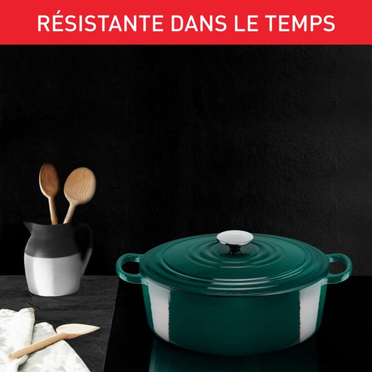 Cocotte TEFAL ELEGANCE 24cm Vert Forest