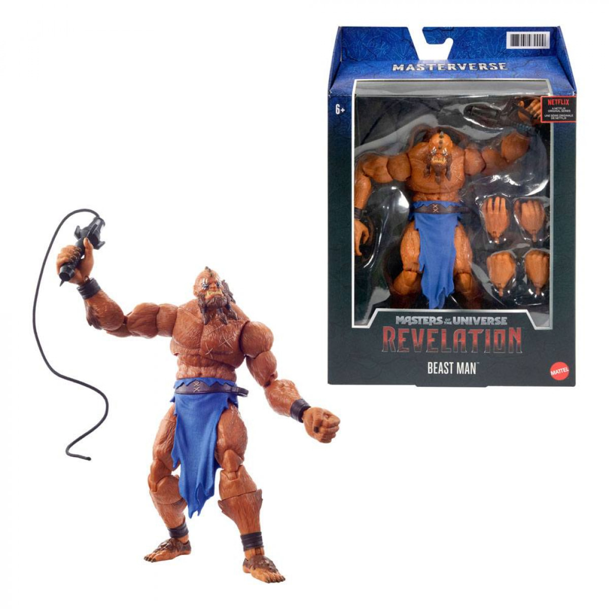 Masters Of The Universe: Revelation Masterverse Action Figura 2021 Beast Man 18 Cm Mattel