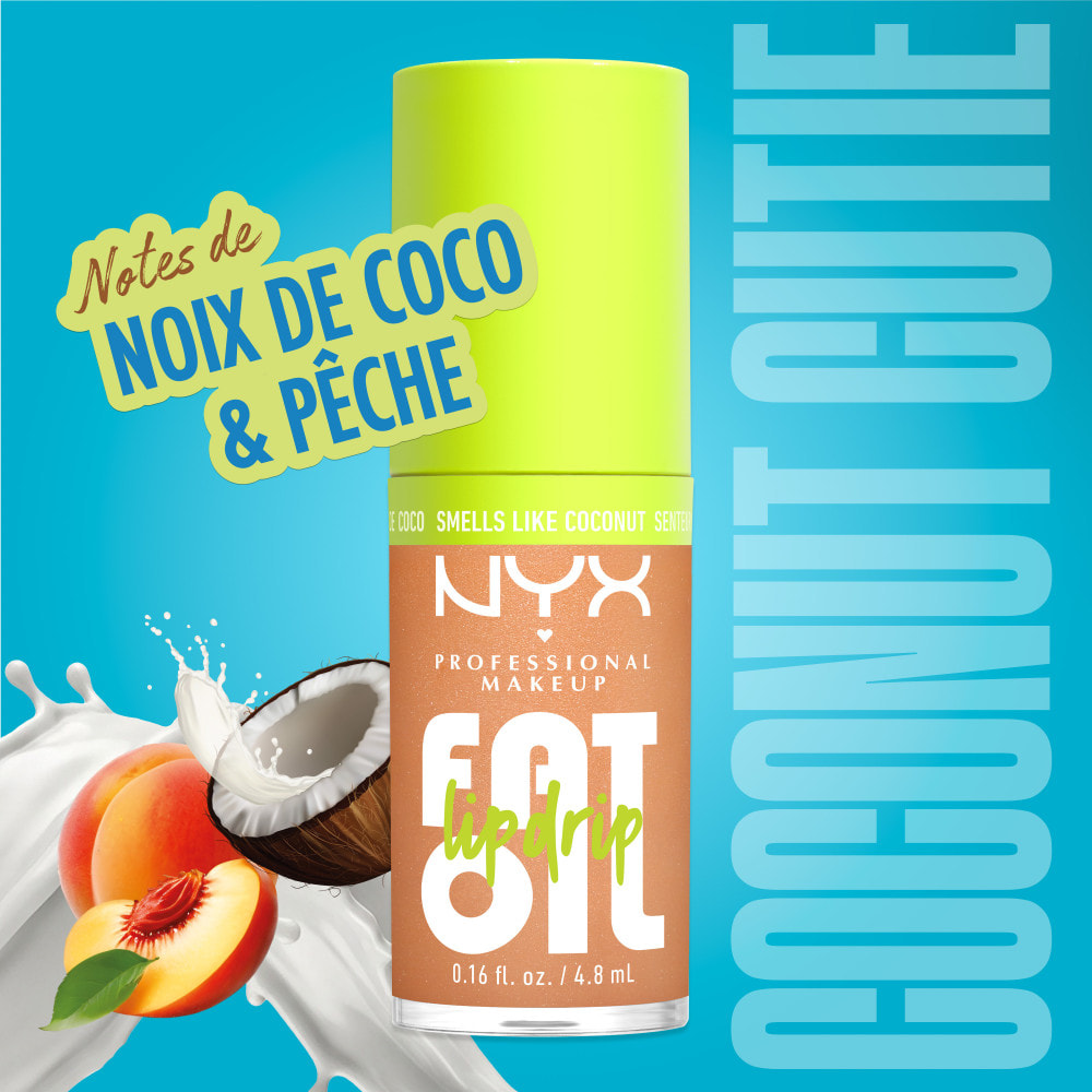 NYX Professional Makeup FAT OIL Gloss COCONUT CUTIE