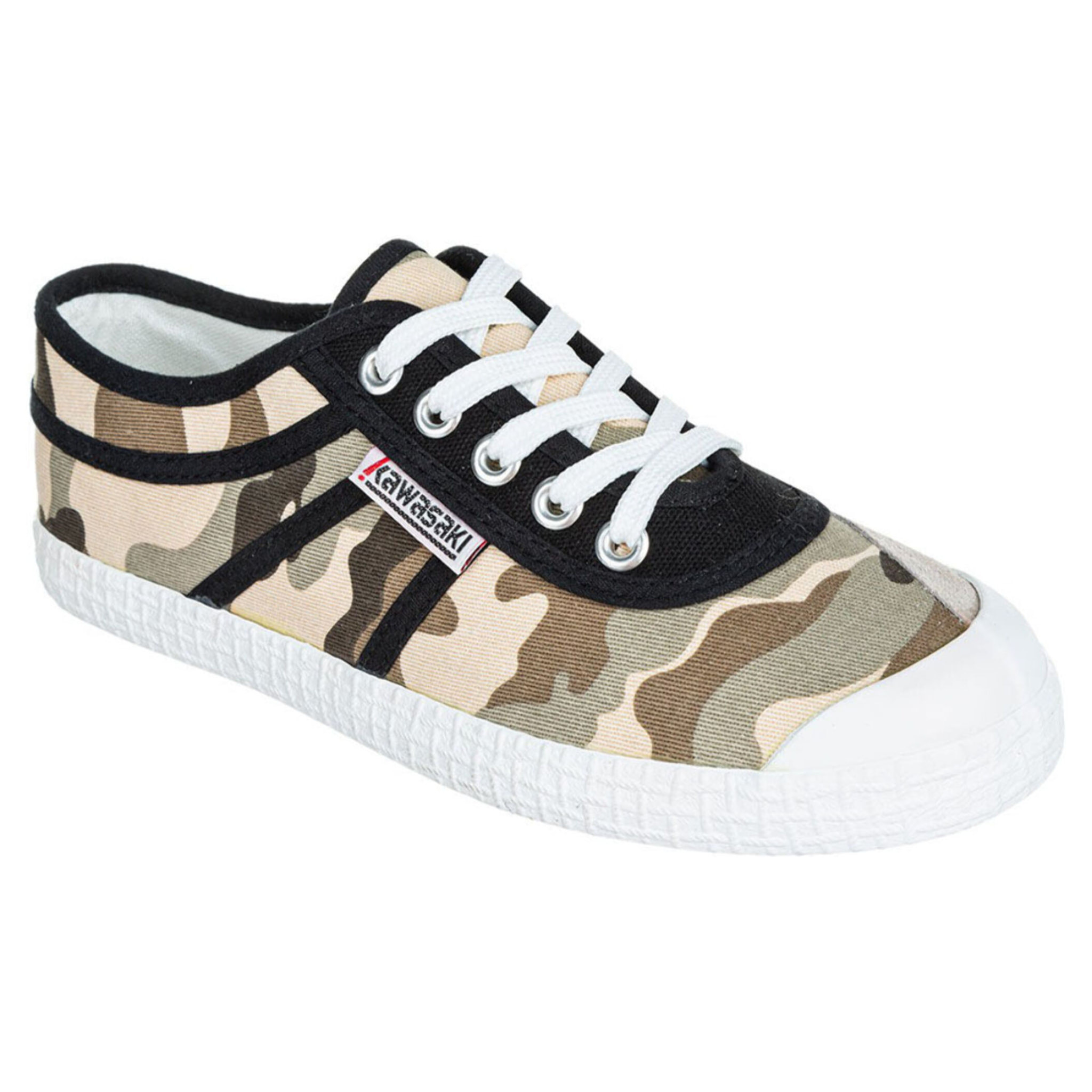 Zapatillas Sneaker para Hombre - KAWASAKI Camo Canvas Shoe K202417 8885 Various Brown