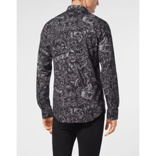 PHILIPP PLEIN Camicia taglio Slim TATTOO