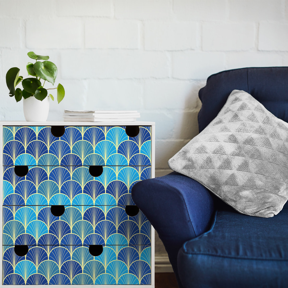 Sticker meuble scandinave dirk 60 x 90 cm
