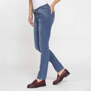 JEANS SLIM FIT A VITA BASSA IN DENIM STRETCH 9,5oz