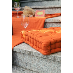 INTRECCI – Cuscino arredo 40x40 cm con maniglie, ideale per panche, giardino e picnic