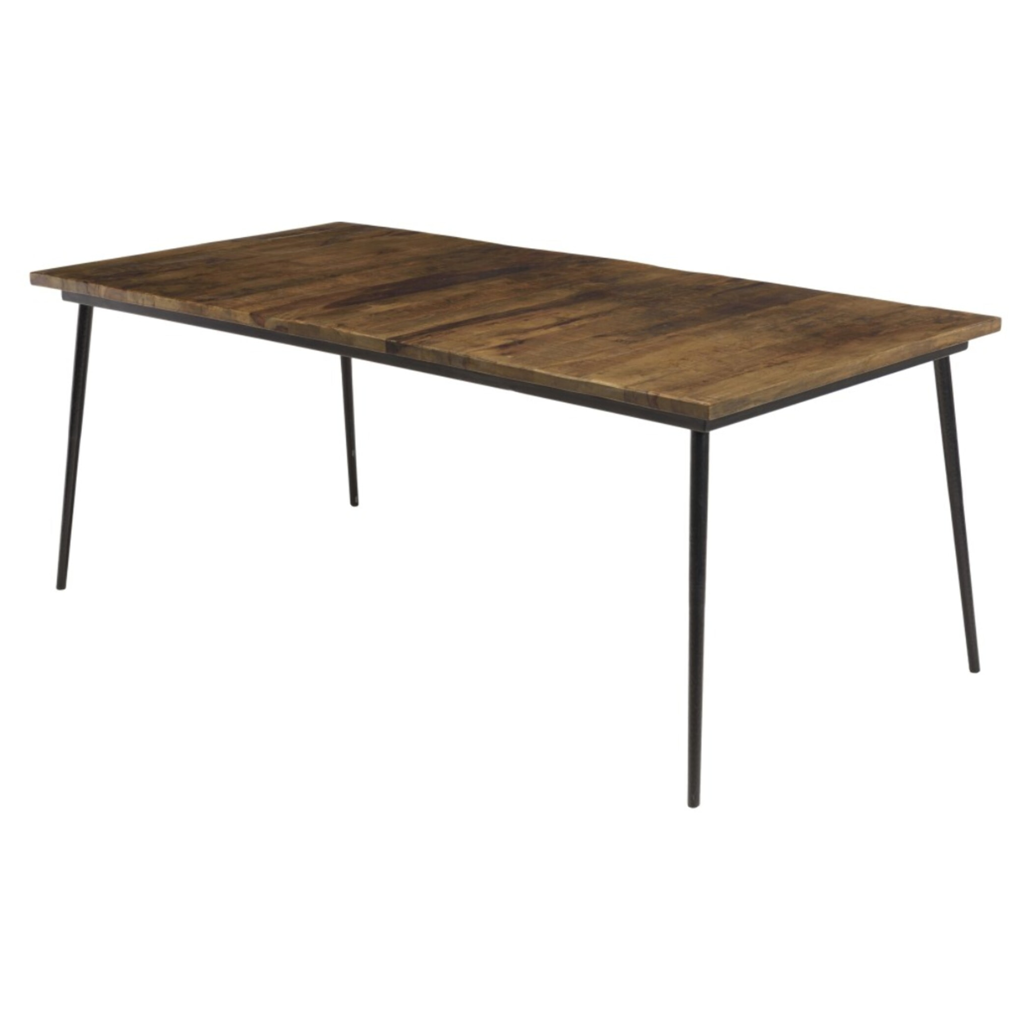 KIARA - Table à manger rectangulaire 200x100cm bois recyclé