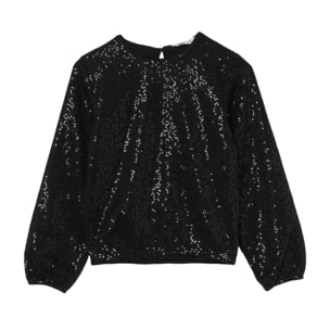 Blusa con paillettes