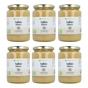 Pack 6x Tahin de sésamo Blanco ECO Planeta Huerto 700g