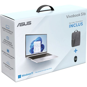 Ordinateur portable ASUS Pack Vivobook S1605ZA sac à dos + souris