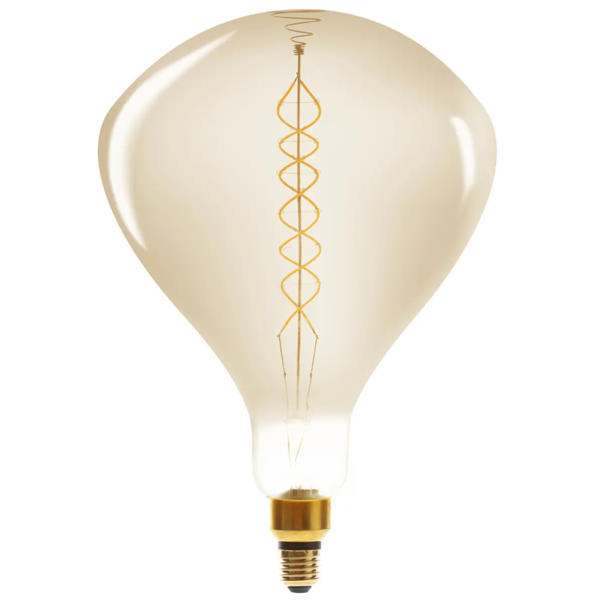 Ampoule LED "Goutte" ambrée - filament torsadé E27