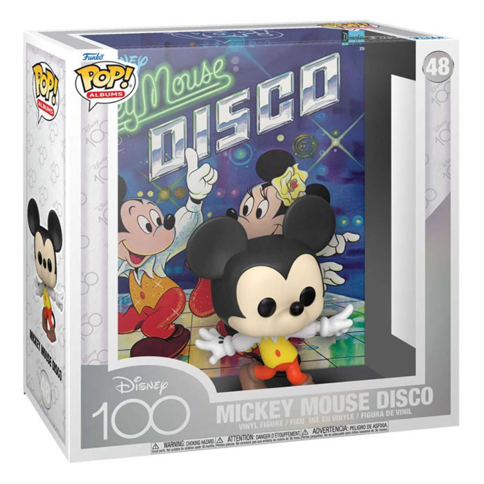 Disney Pop! Albums Vinile Figura Mickey Mouse Disco 9 Cm Funko