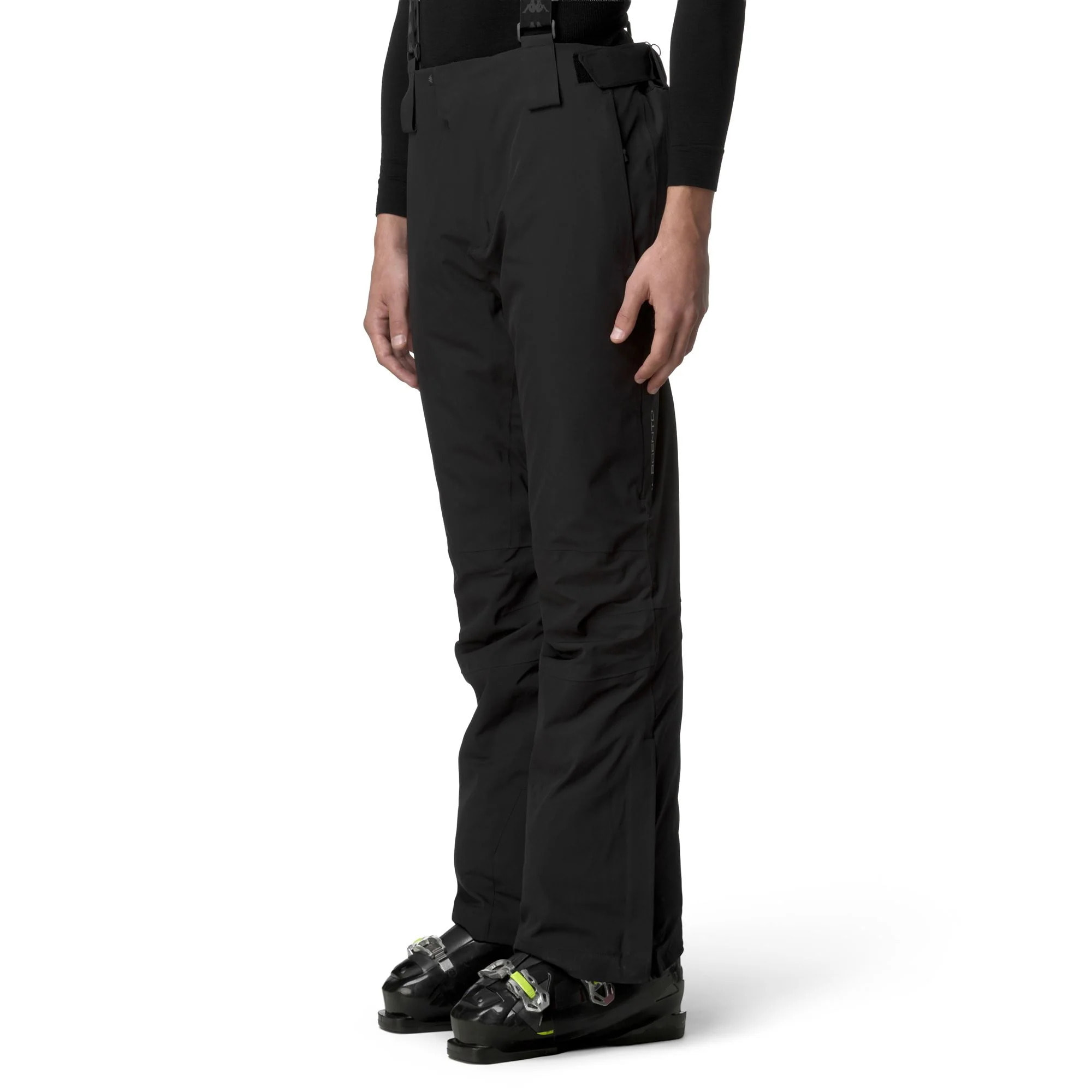 Kappa - Pantaloni Uomo Nero - 8Cento 864