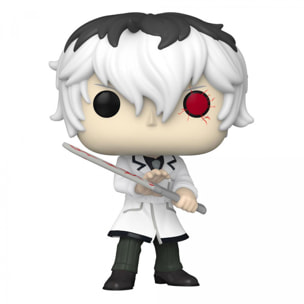 Tokyo Ghoul Pop! Animation Vinile Figura Ken Kaneki In White Outfit 9 Cm Funko