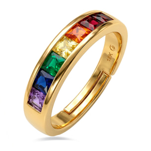 Anillo Kasee acabado oro amarillo 18k