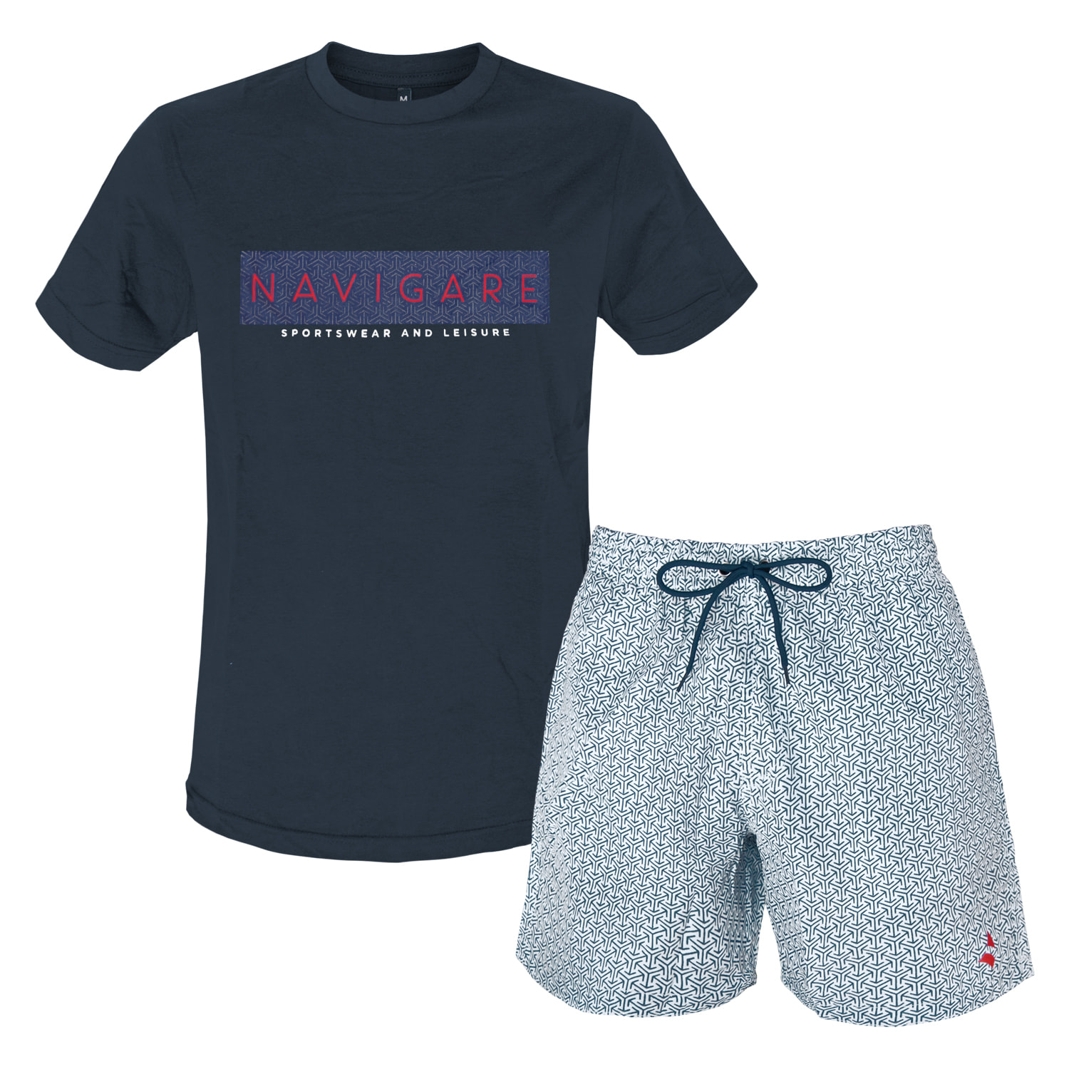 Set Completo T-Shirt / Costume Uomo NAVIGARE - Vari Modelli