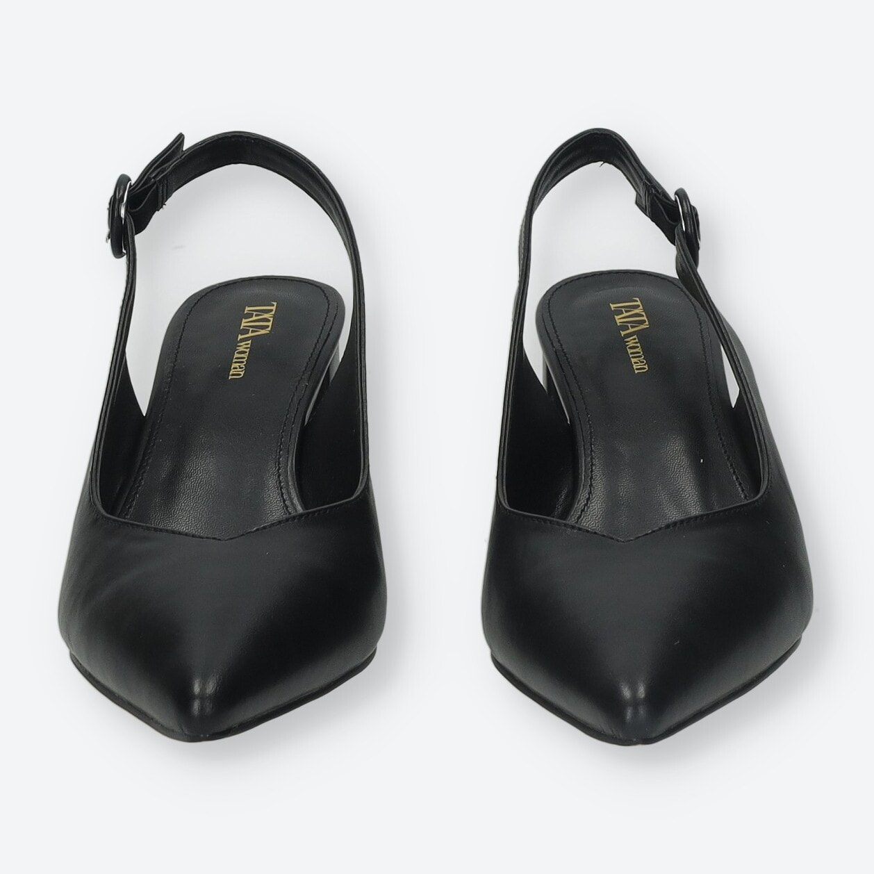 Décolleté sling back Donna Tata Italia Nero