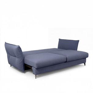 Canapé Tissu Droit Convertible Verduro - 3 Places