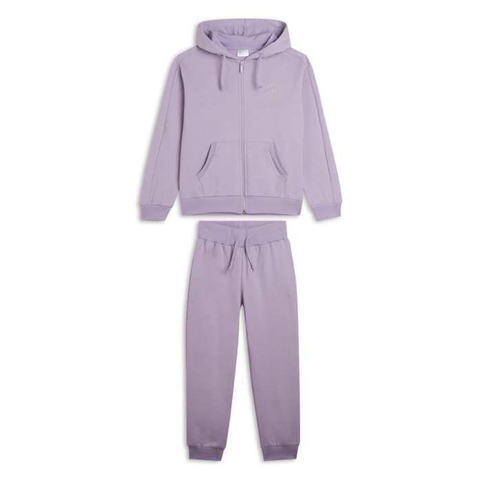 Tuta Bambina con cappuccio e glitter logo FREDDY