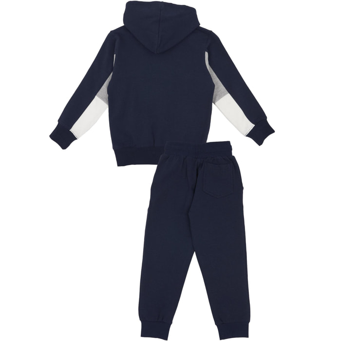 Tuta da bambino con cappuccio e full zip Junior Class