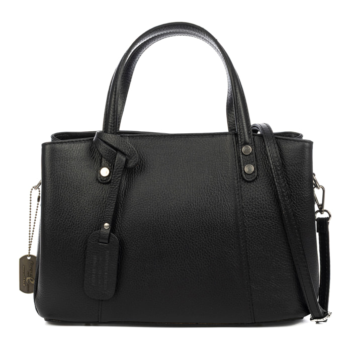 Bagnaria borsa tote donna. Pelle autentica Dollaro.