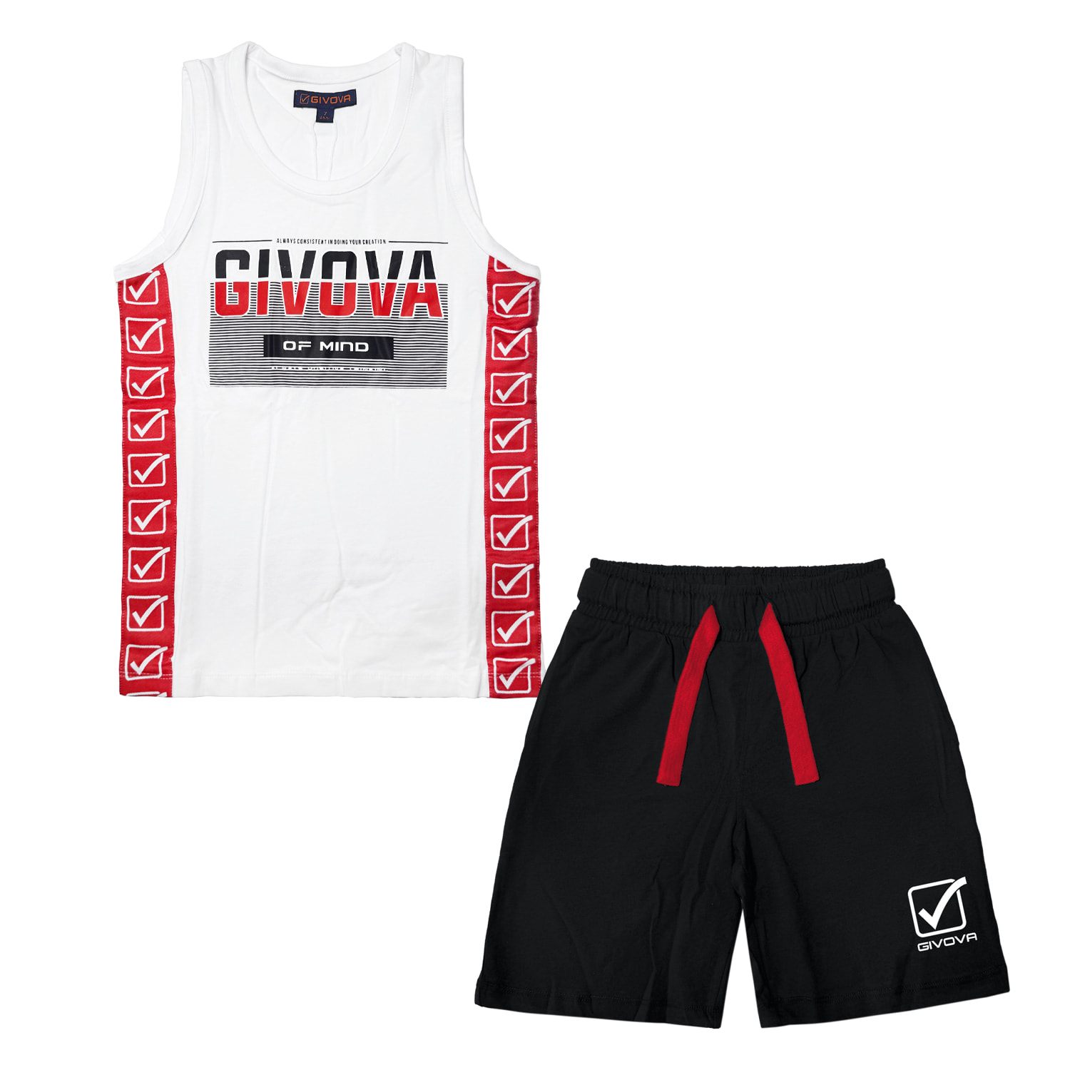 Completo Corto Ragazzo GIVOVA Cotone 8 / 16 Anni