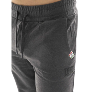 Pantalone sportivo invernale da uomo senza polsino con logo piccolo "Basic"