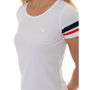Camiseta deportiva de manga corta para mujer
