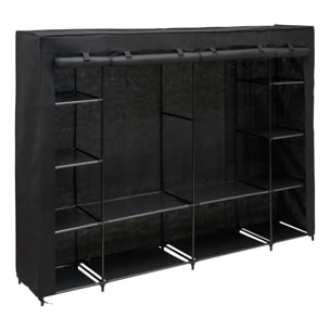 Penderie Dressy rectangulaire 230x165cm noir