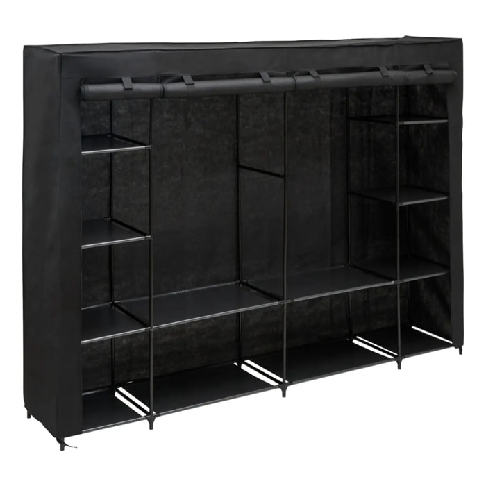 Penderie Dressy rectangulaire 230x165cm noir