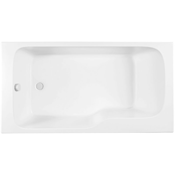Baignoire antidérapante bain douche Malice blanc mat