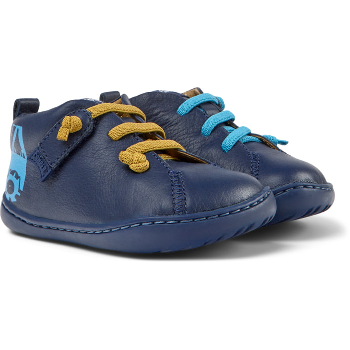 CAMPER Peu Cami Twins - Zapatillas Sneakers Azul Infantil Unisex