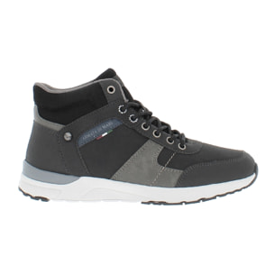 Armata di Mare Scarpe Uomo Sneakers Alte Casual Stringate con Soletta Rimovibile in Memory Foam AMU W23L448 Black