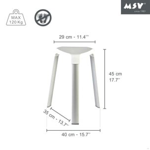 Tabouret de douche - Max 120kg MSV