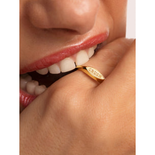 Anillo Crush Baño Oro
