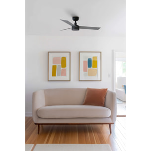 CRUISER S LED Ventilador de techo negro/aluminio