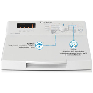 Lave linge top INDESIT BTWCS50400FR