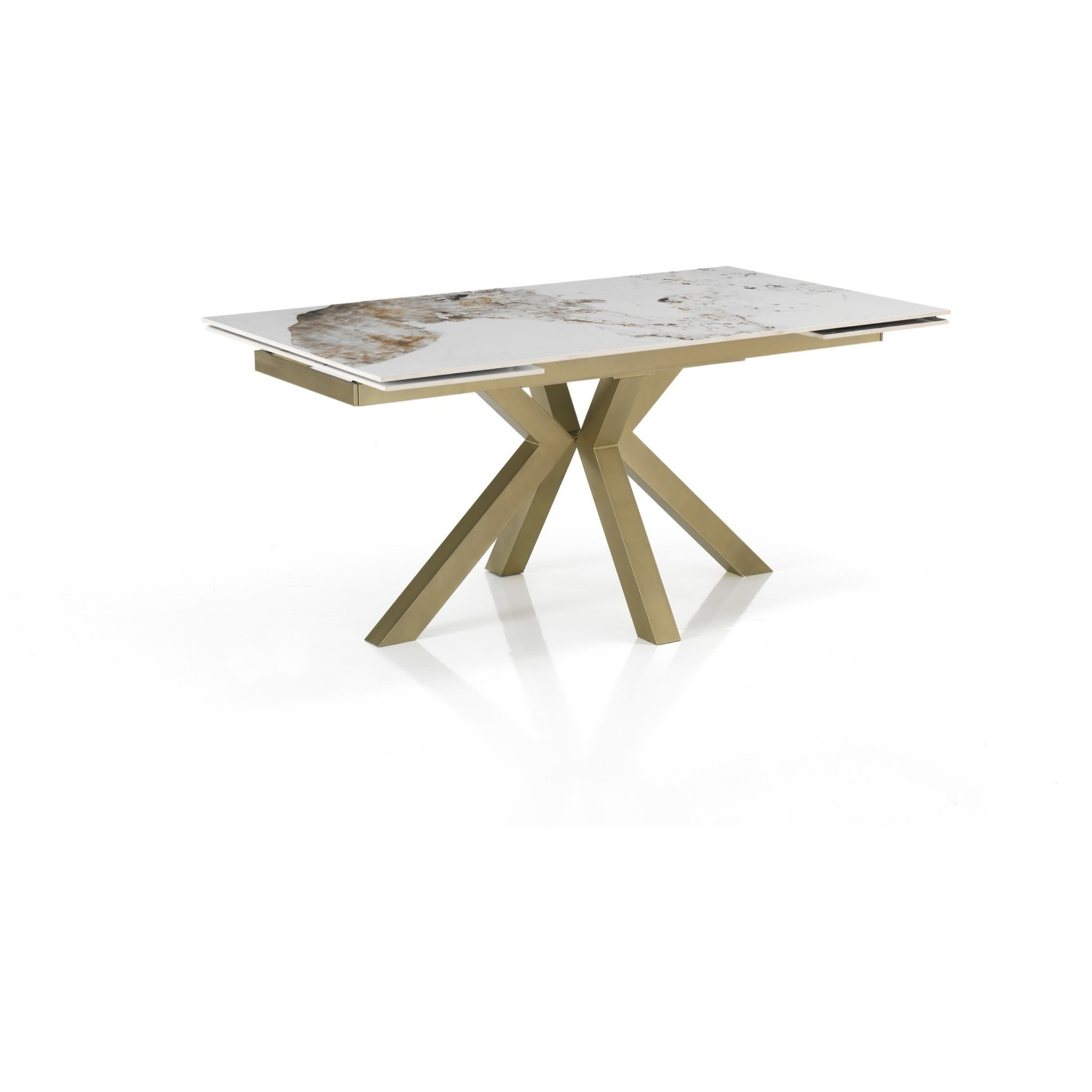 Oresteluchetta Tavolo allungabile DILLER ONICE GOLD