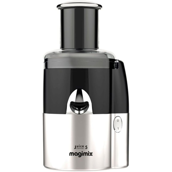 Extracteur de jus MAGIMIX 18093F Juice Expert 5 Chrome et Noir