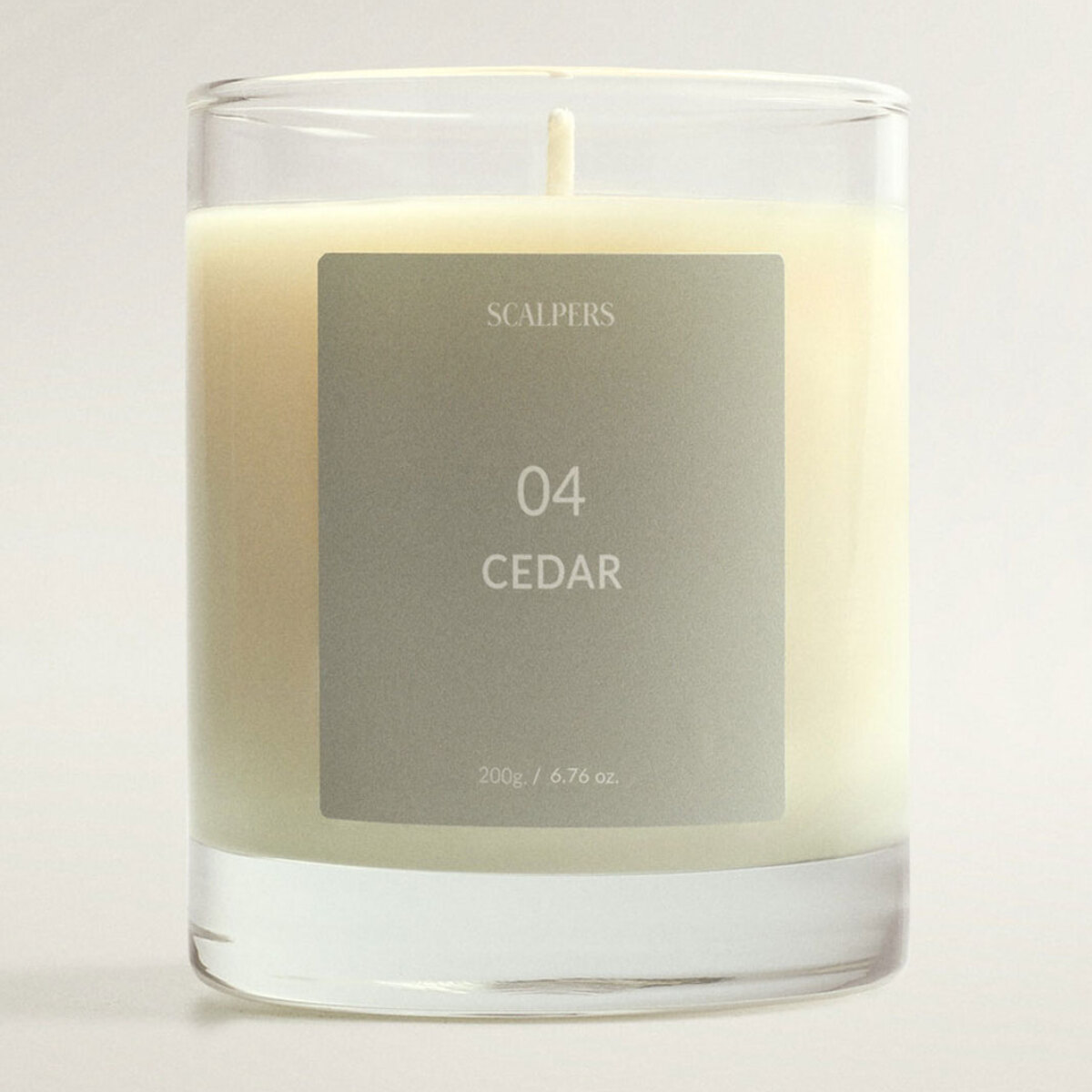 Set de 2 velas aromáticas 200gr aroma cedro scalpers