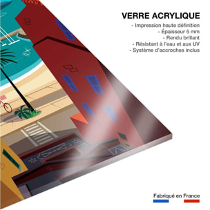 Tableau cote d'azur menton  Tableau plexiglas