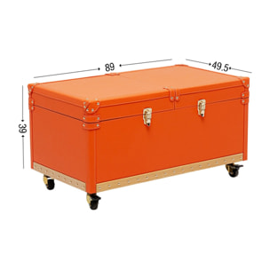 Table basse bar Monaco orange Kare Design