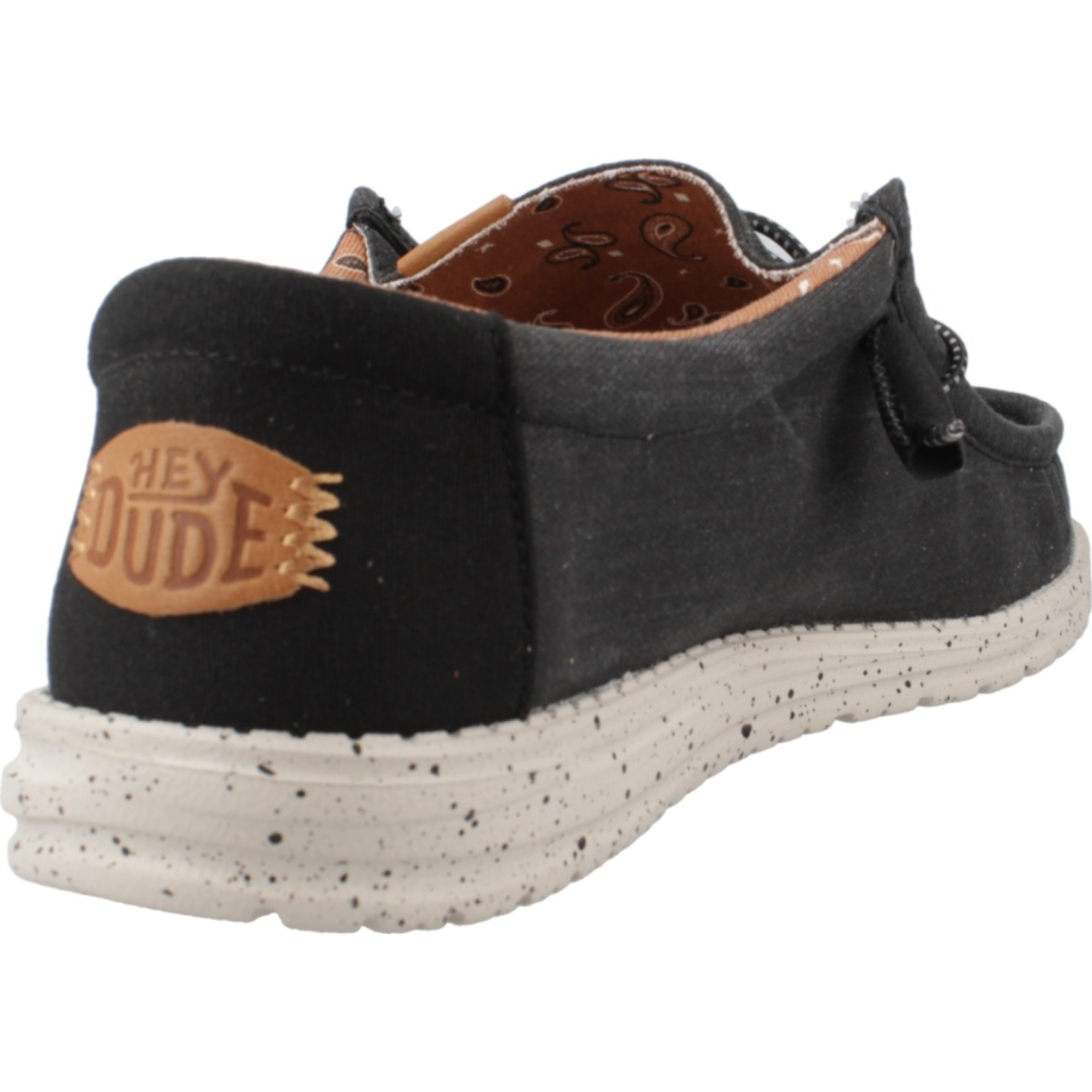 Informales Hombre de la marca HEY DUDE  modelo WALLY WASHED CANVAS Black