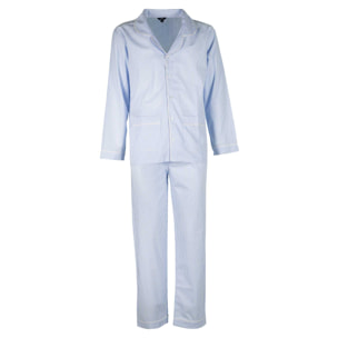 PIGIAMA GRINO cotone riga blu e bianca