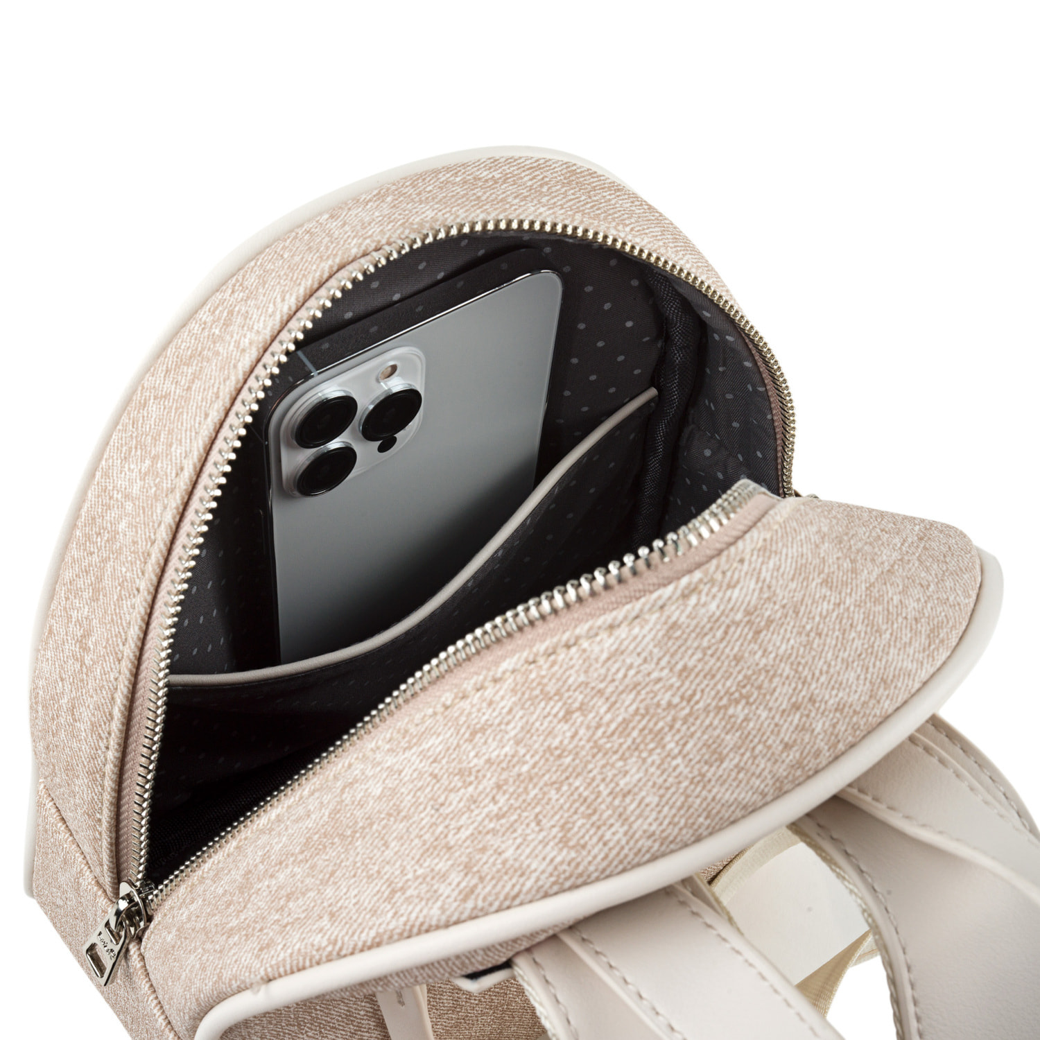 Bolso Mochila Mujer Lois Kelly Beige