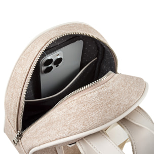 Bolso Mochila Mujer Lois Kelly Beige