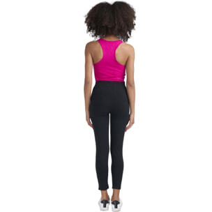 Pantalón recto de mujer con pinzas en polar Training