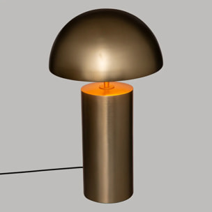 Lampe "Champi" en métal H50cm doré