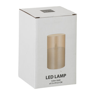 J-Line lampe Brillante - verre - or - small - LED