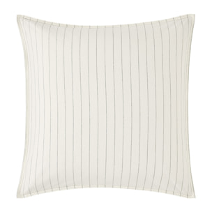 Taie d'oreiller unie en flanelle de coton, ÉQUILIBRE, Beige
