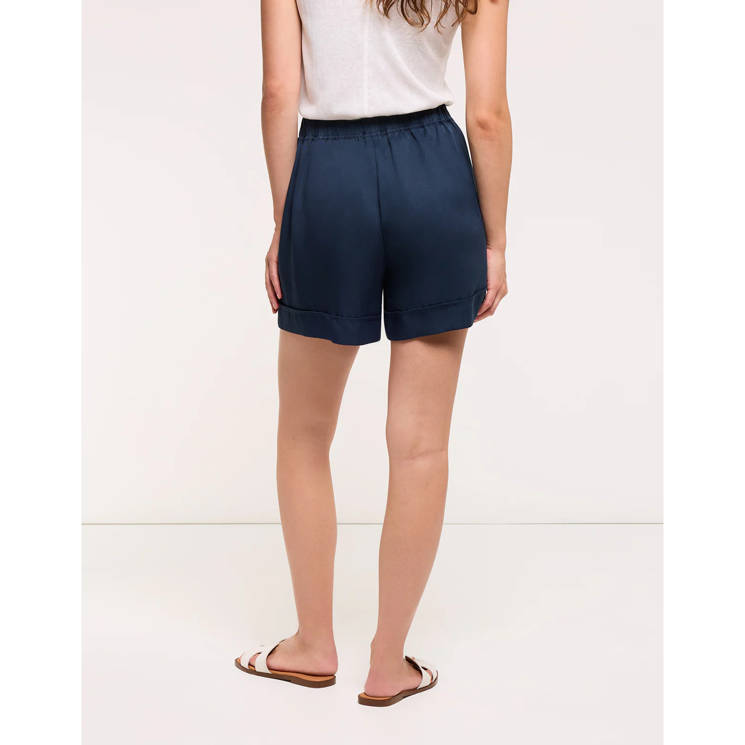 Bermuda Tencel Azul Marino - Ducano